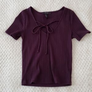 Purple short sleeve